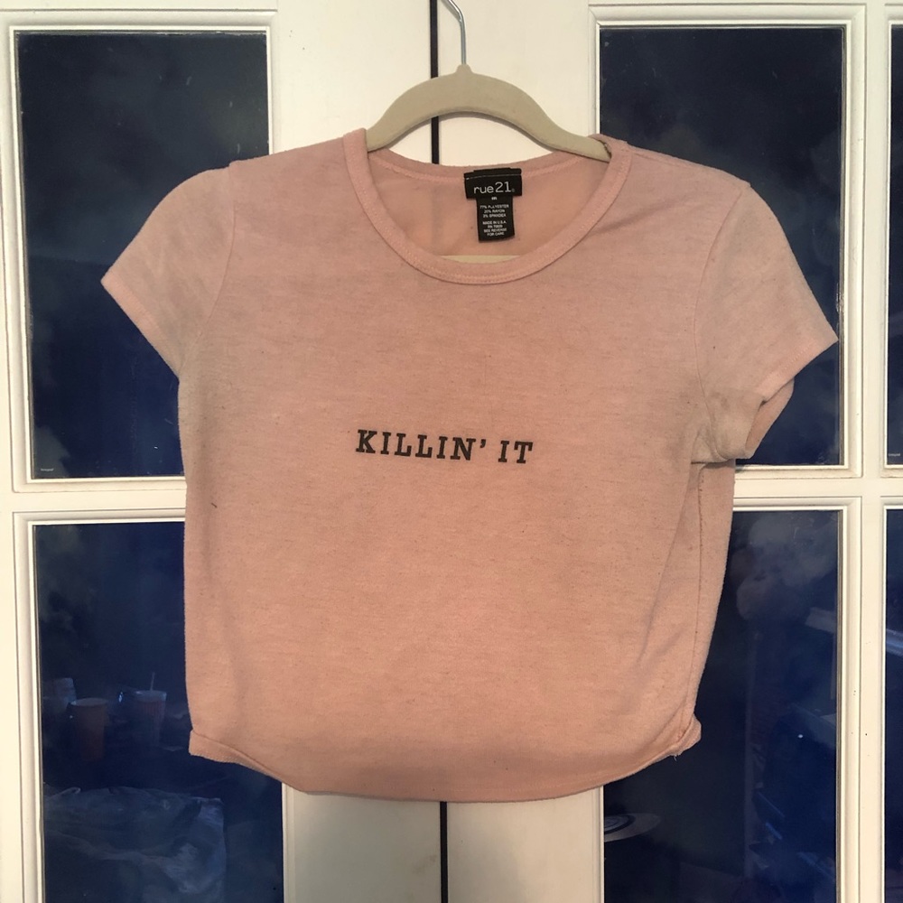 Killin it crop top